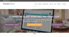 Desktop Screenshot of frontier-ehr.com